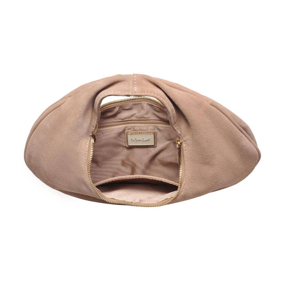 Farrah Genuine Suede Leather Hobo