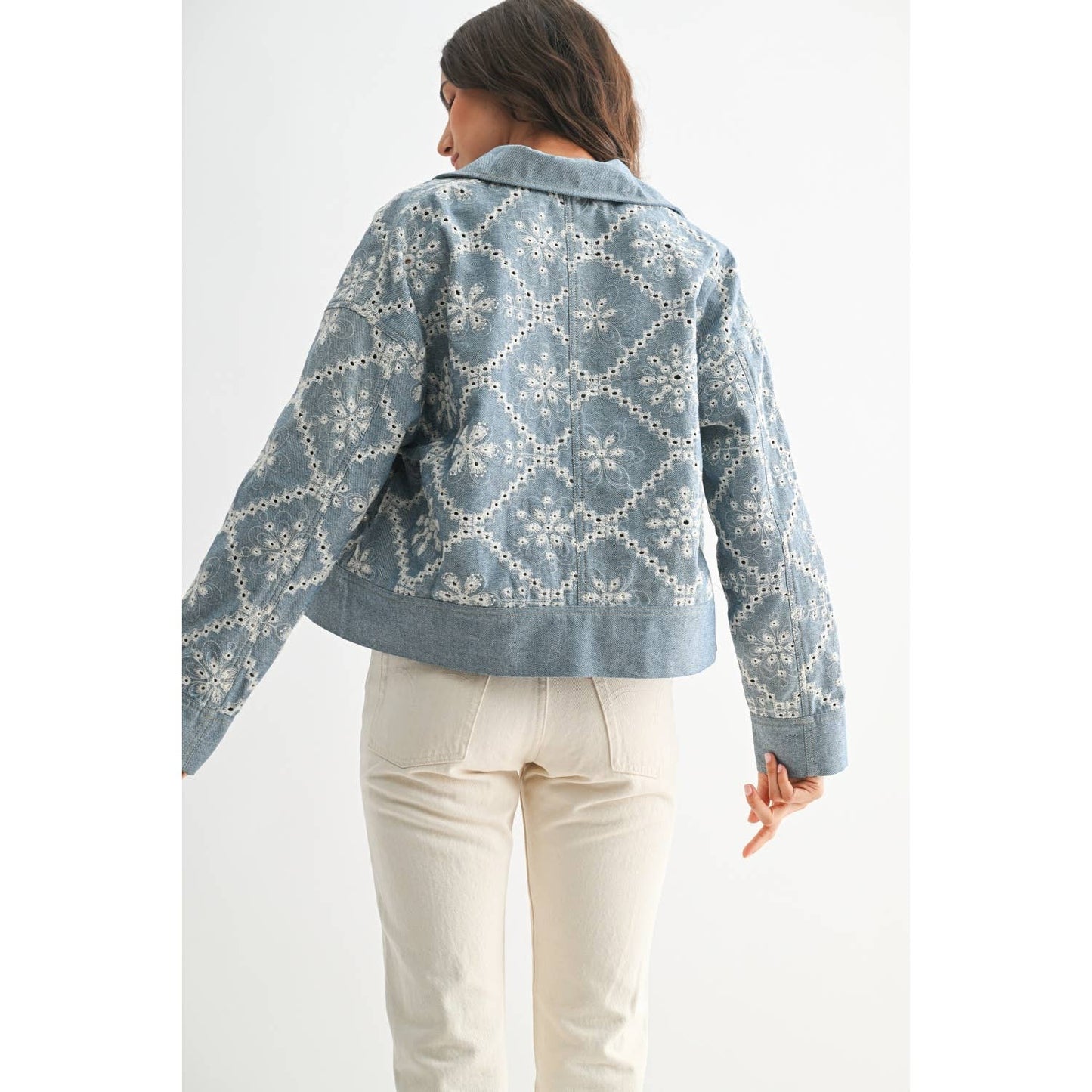 EMBROIDERED DENIM JACKET