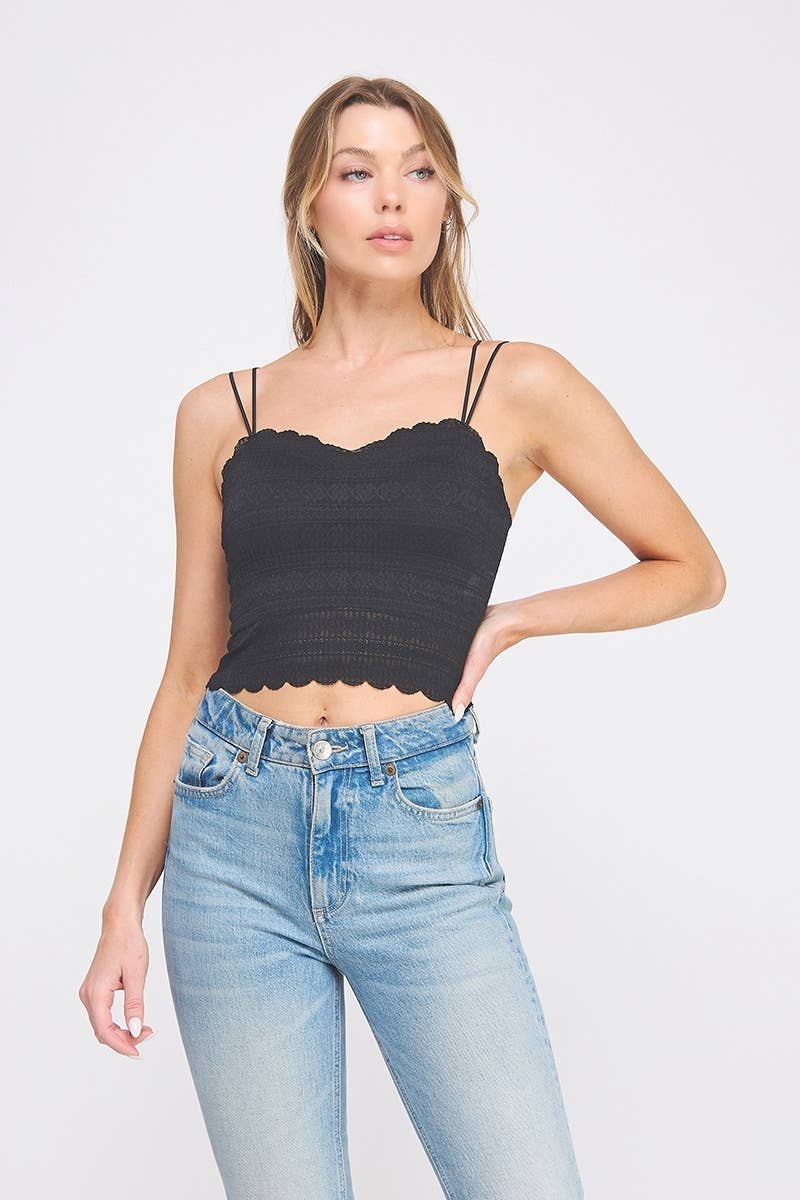 Striped Patterned Bralette
