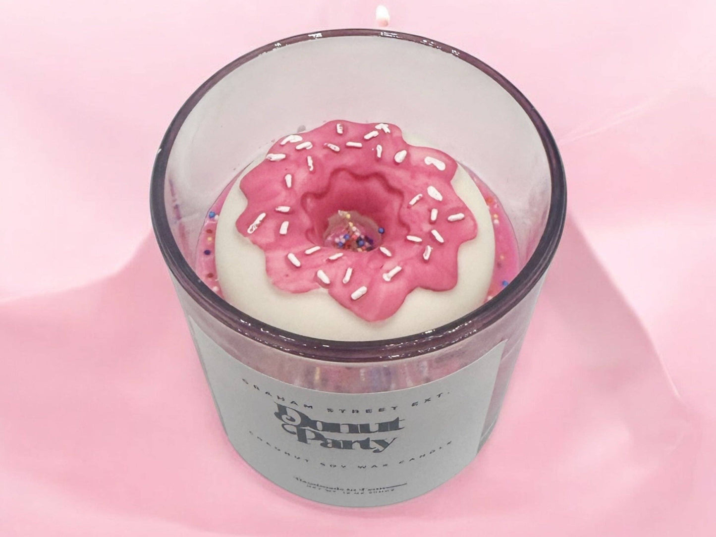 Donut Party Dessert Candle