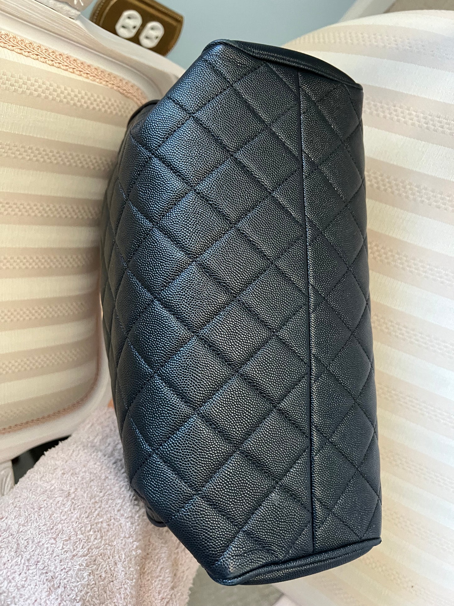 Chanel Quilted Leather Shoulder Bag with Wallet