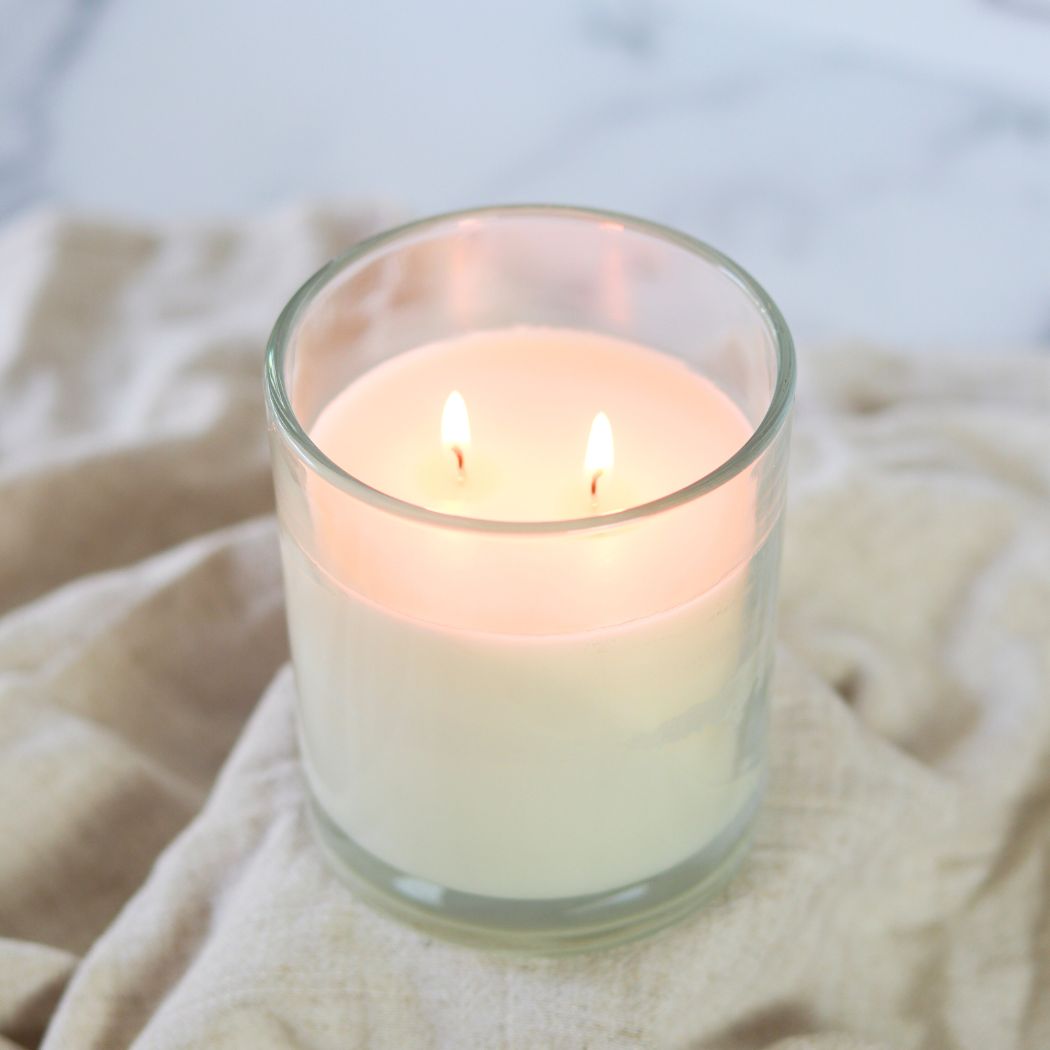 Cranberry Harvest - 10 oz. Clear Glass Soy Candle