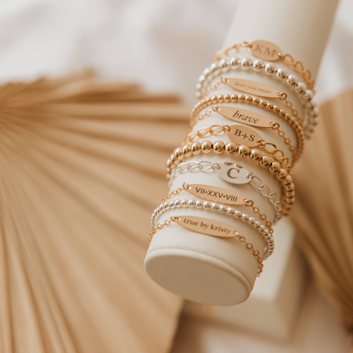 Sterling Silver Luxe Beaded Bracelet