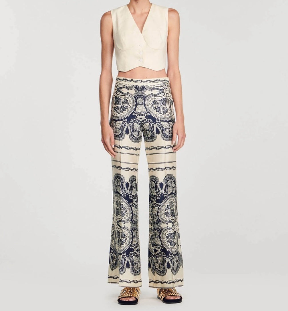 Sandro patterned pants