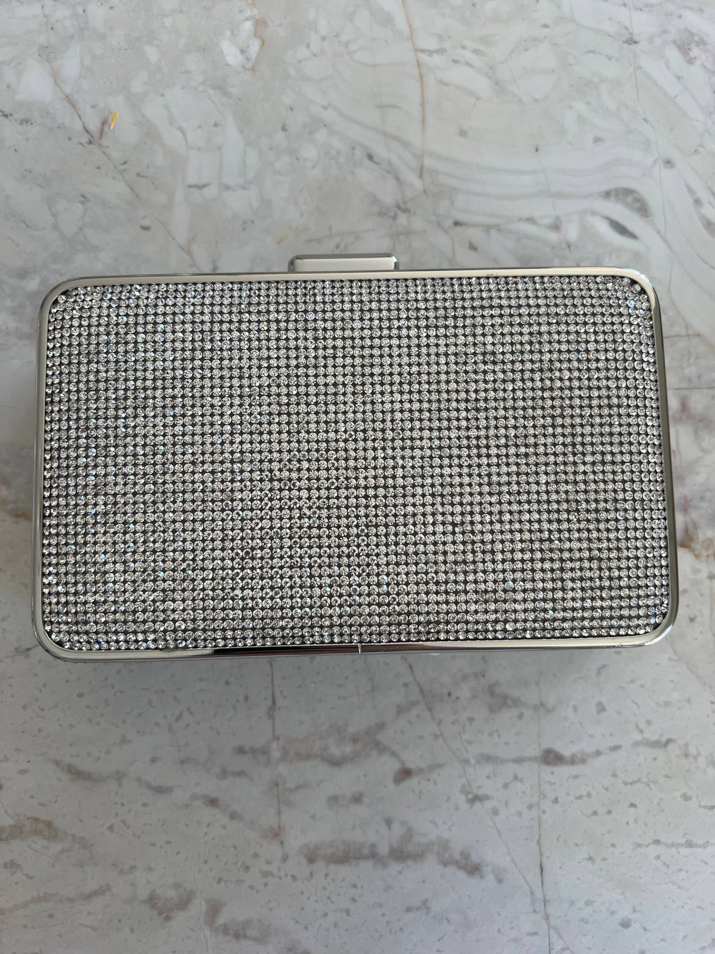 Michael Kors Elsie crystal embellished box clutch