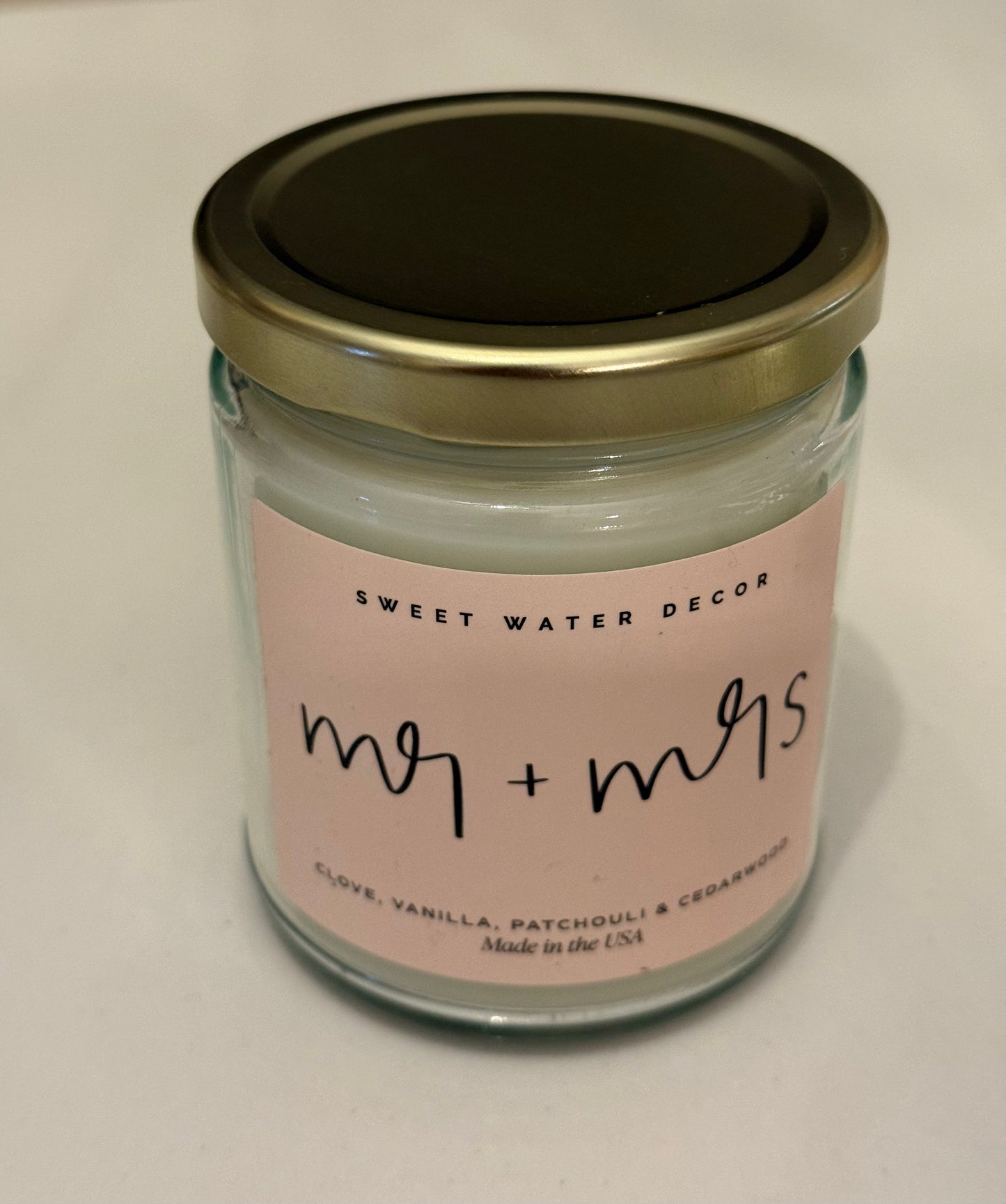 Mr. & Mrs. candle