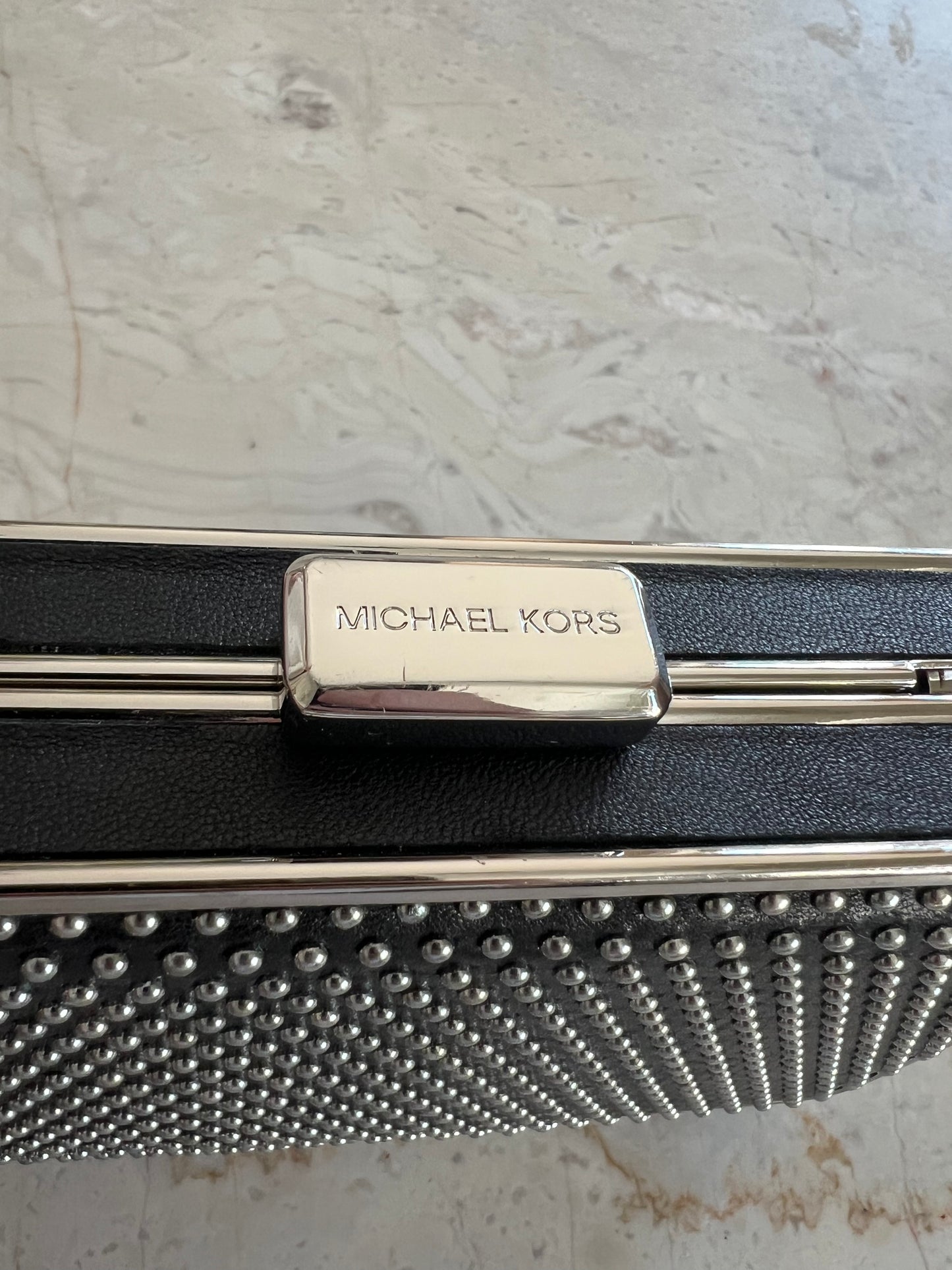 Michael Kors Elsie stud clutch