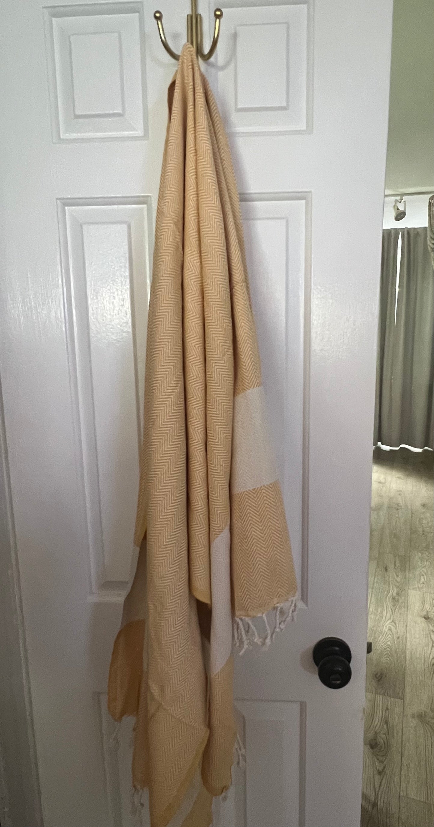 Herringbone Turkish Towel| Personalized Towel | Peshtemal