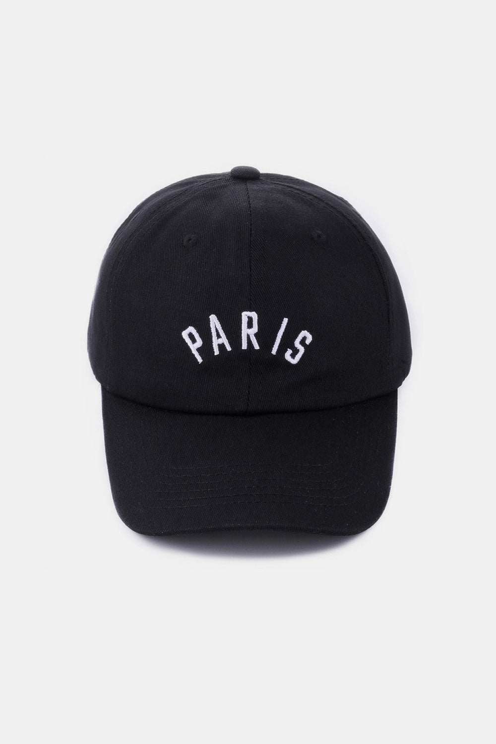 Embroidered City Baseball Cap- Paris