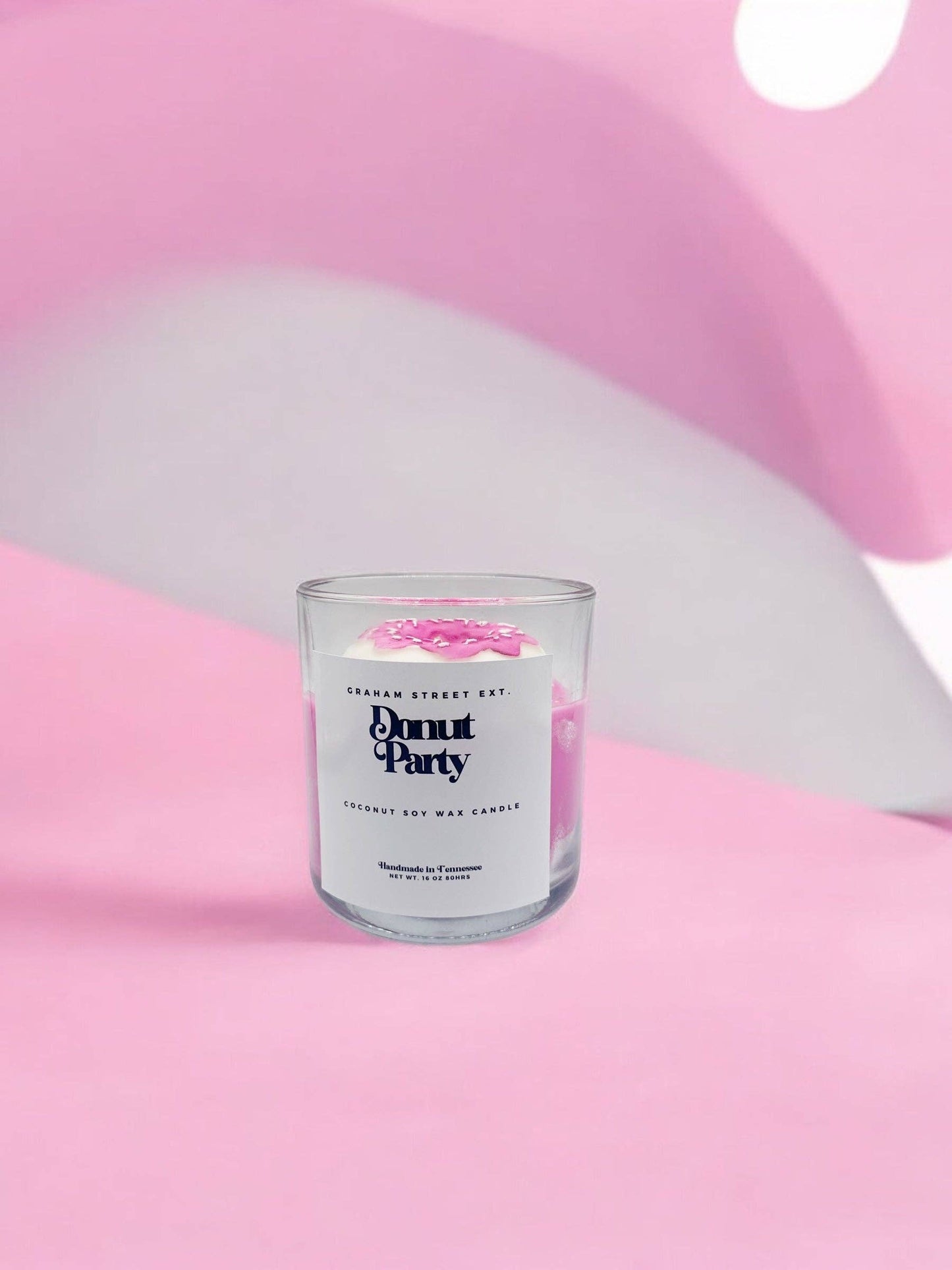 Donut Party Dessert Candle
