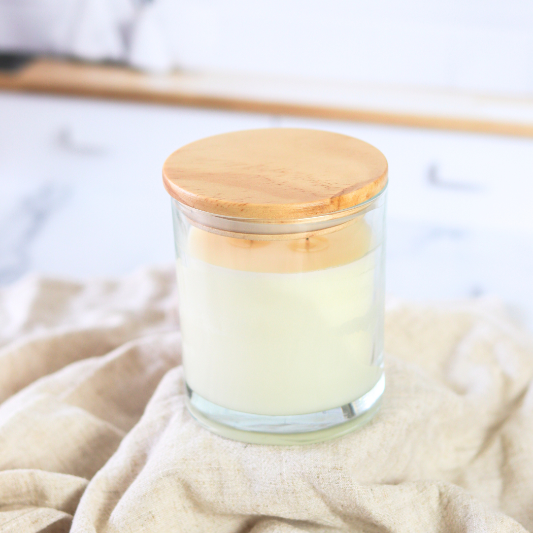 Cranberry Harvest - 10 oz. Clear Glass Soy Candle