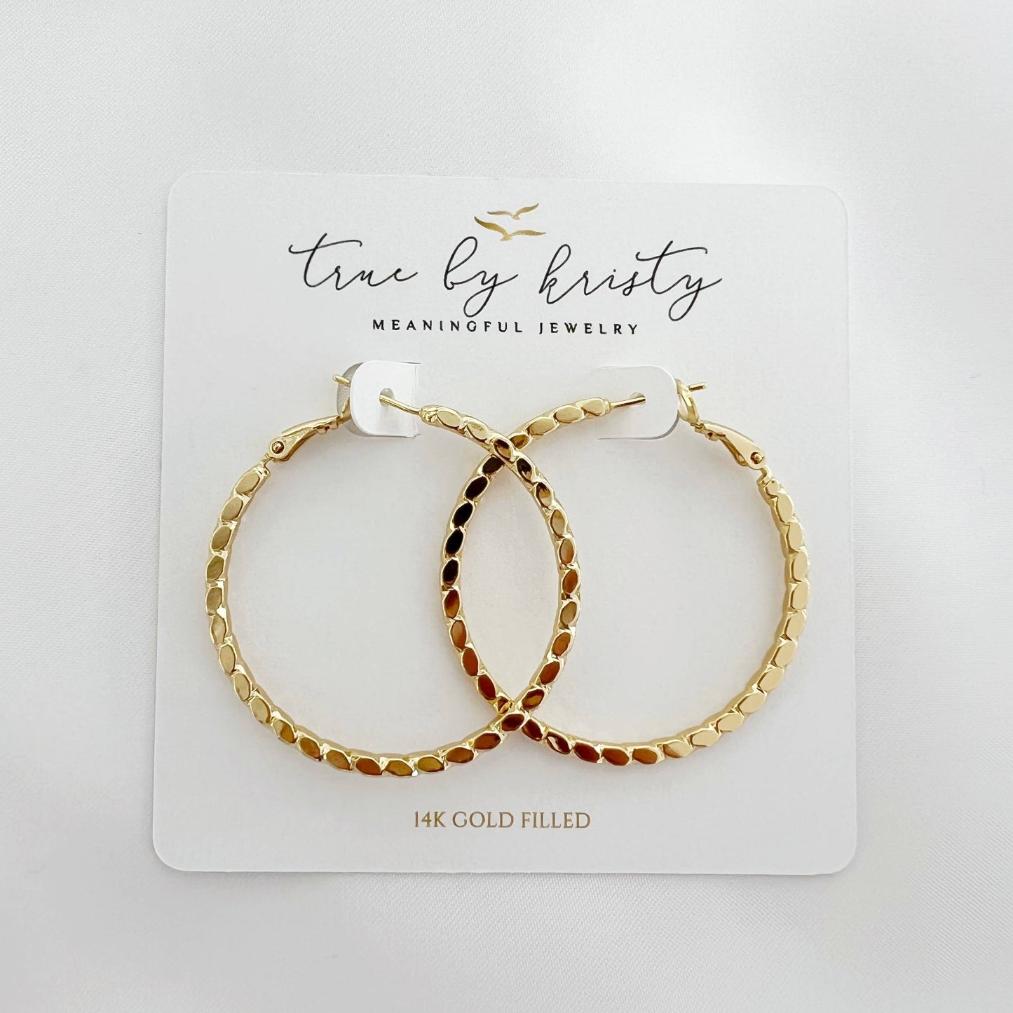 Goldie Hoops Earrings Gold Filled