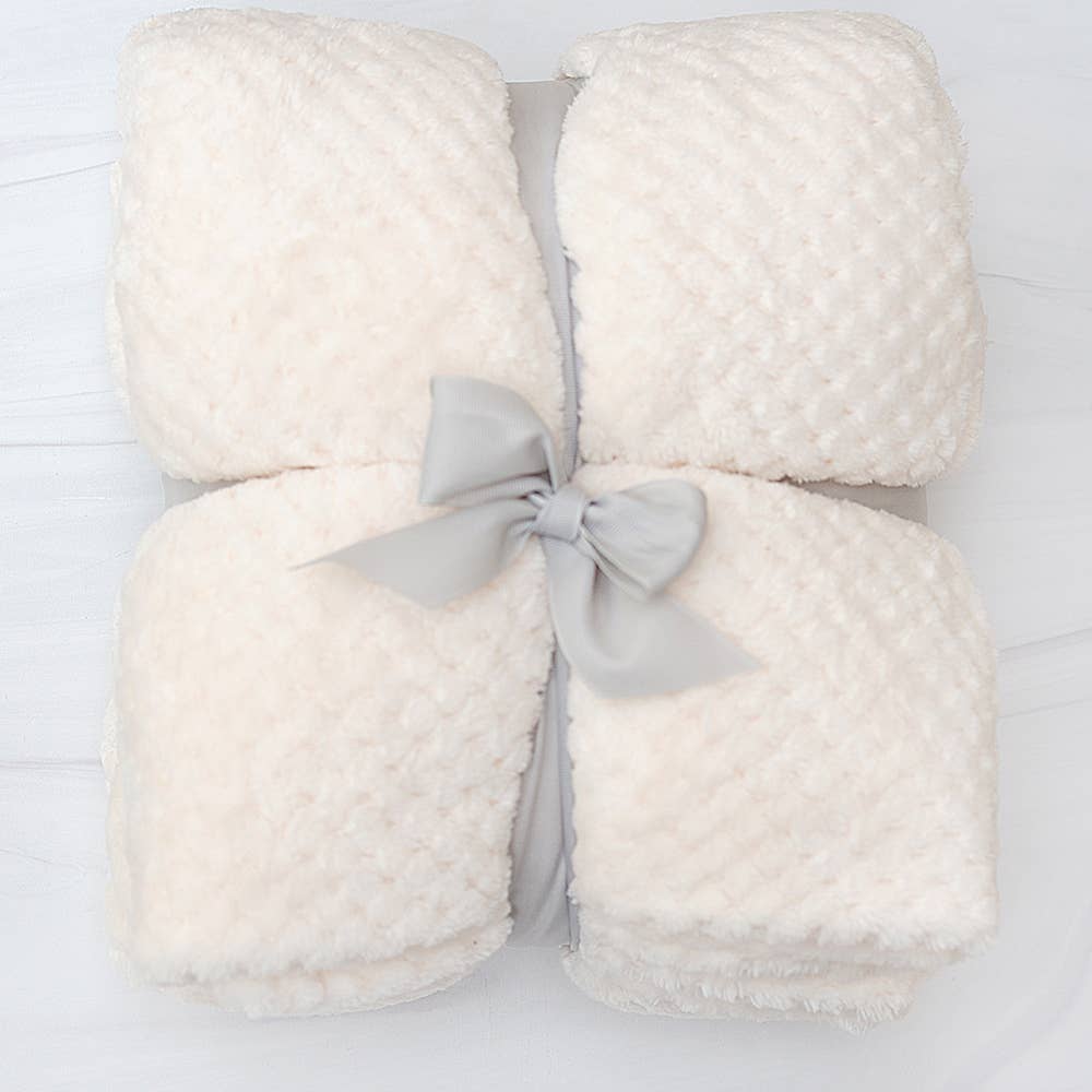 Waffle Detail - Ultra Soft Fleece Blanket