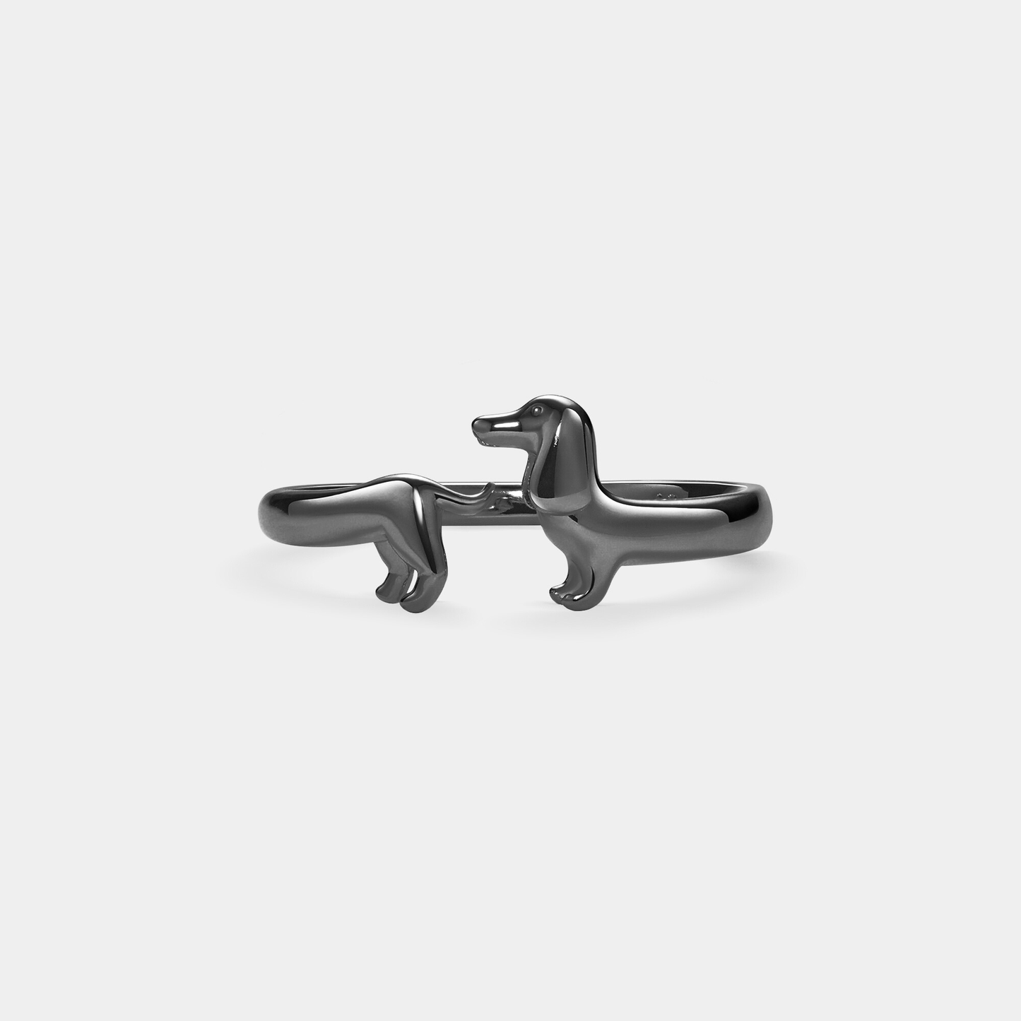 Dachshund Dog Stacking Band Ring