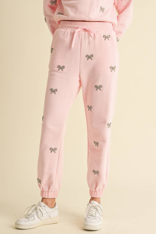 Jewel detail Sweatpants