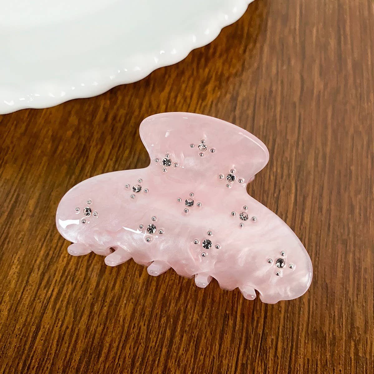 Rhinestone Acrylic Hair Claw