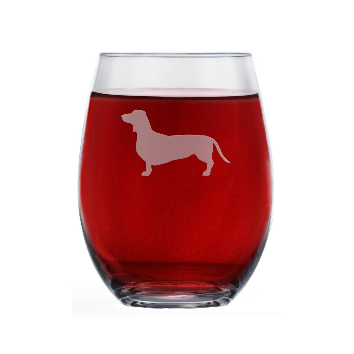 Dachshund Stemless Wine Glasses