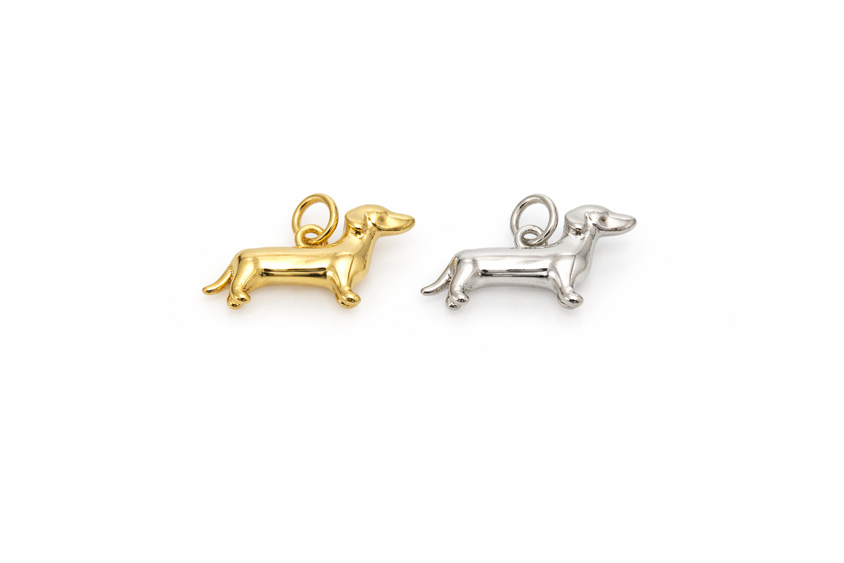 Dachshund Dog Charm, Animal lover charm, CPG-CPS1390