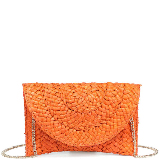 FASHION STRAW CHAIN CROSSBODY BAG, 31946 UE