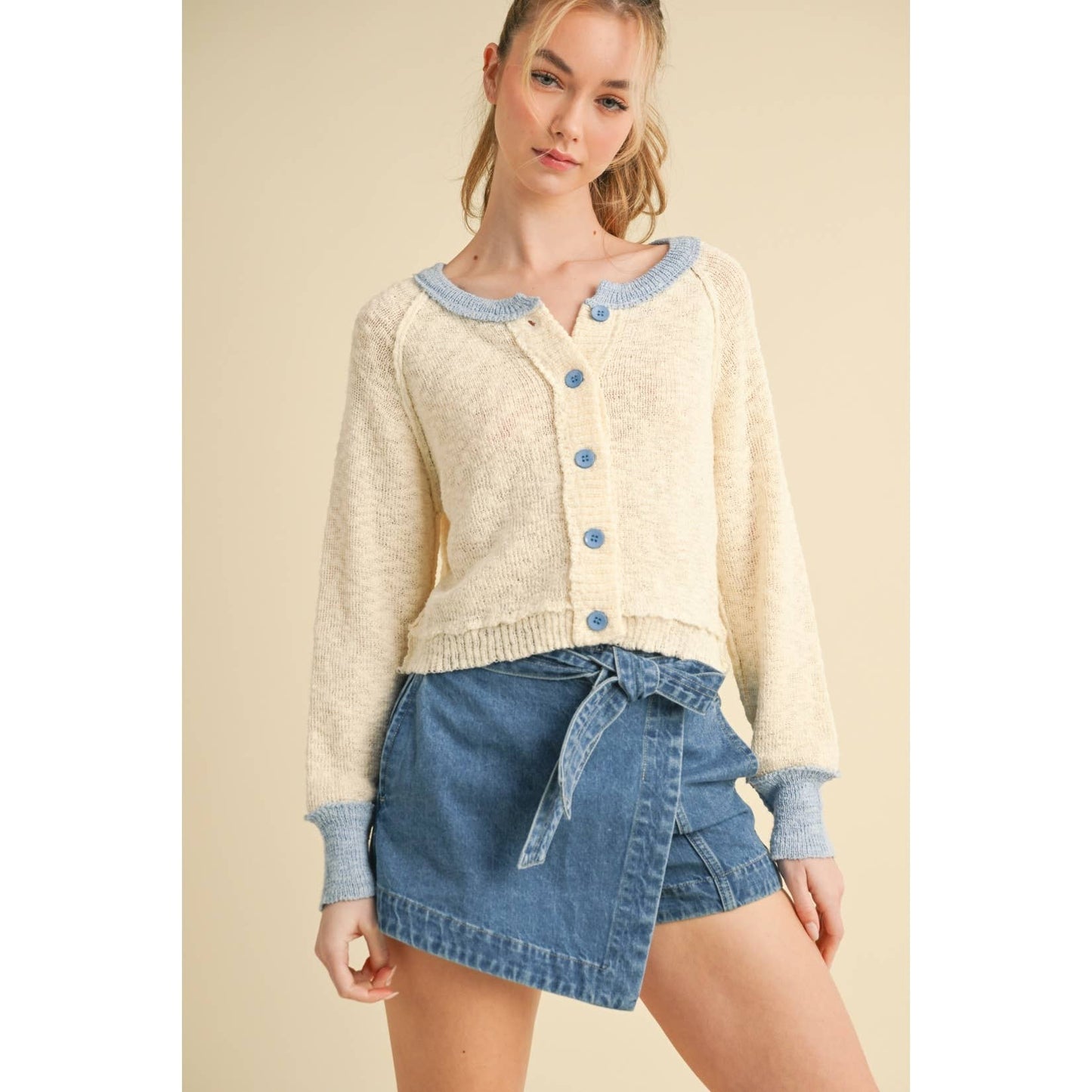 COZY CROPPED CARDIGAN