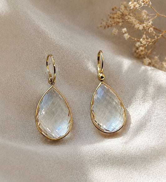 Crystal drop earrings