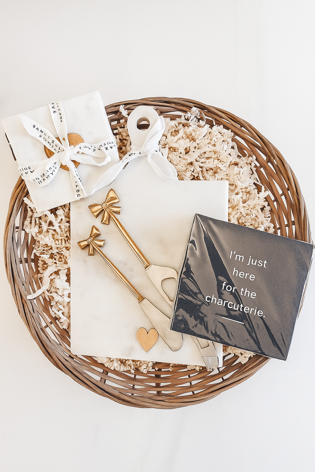 Hostess Gift Basket – “Here for the Charcuterie” Edition
