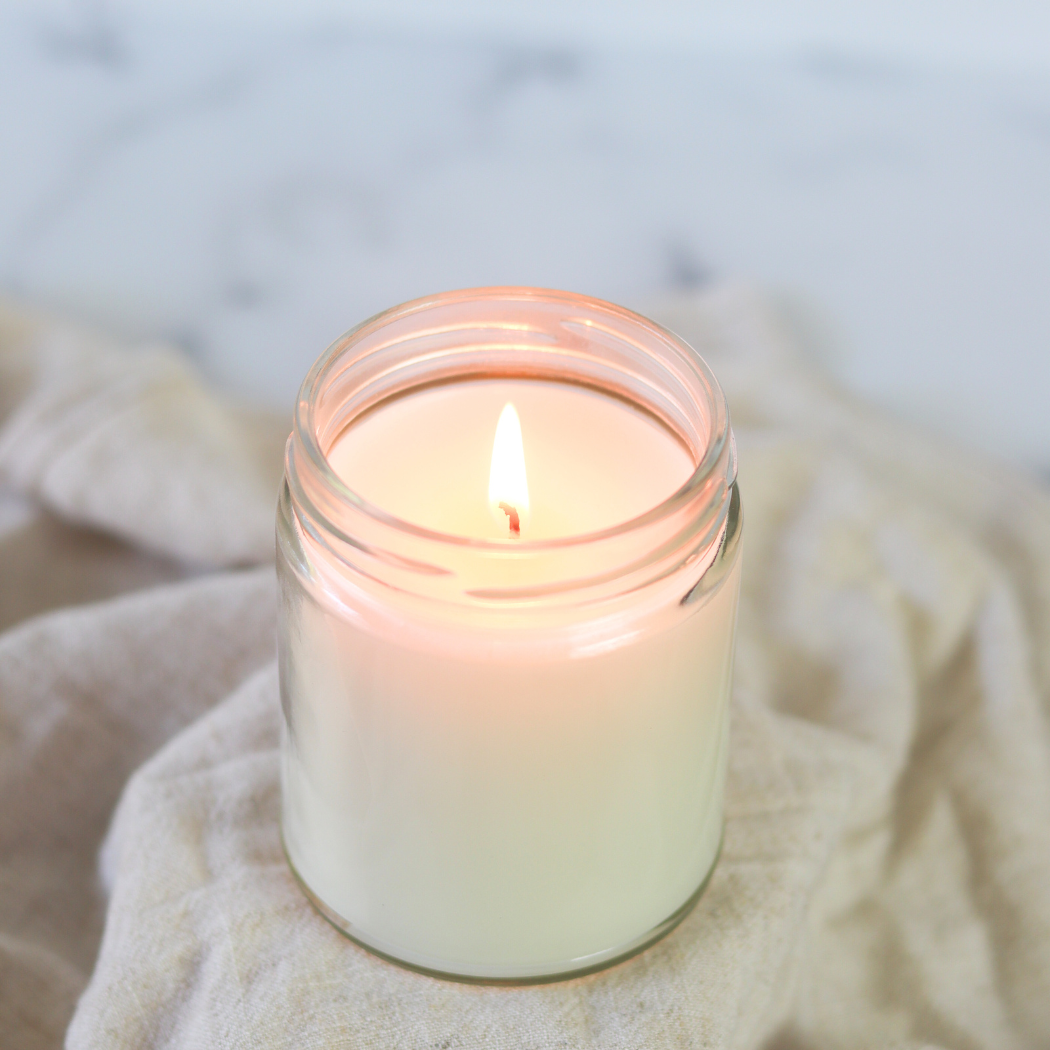 Pumpkin Spice - 7 oz. Clear Glass Soy Candle