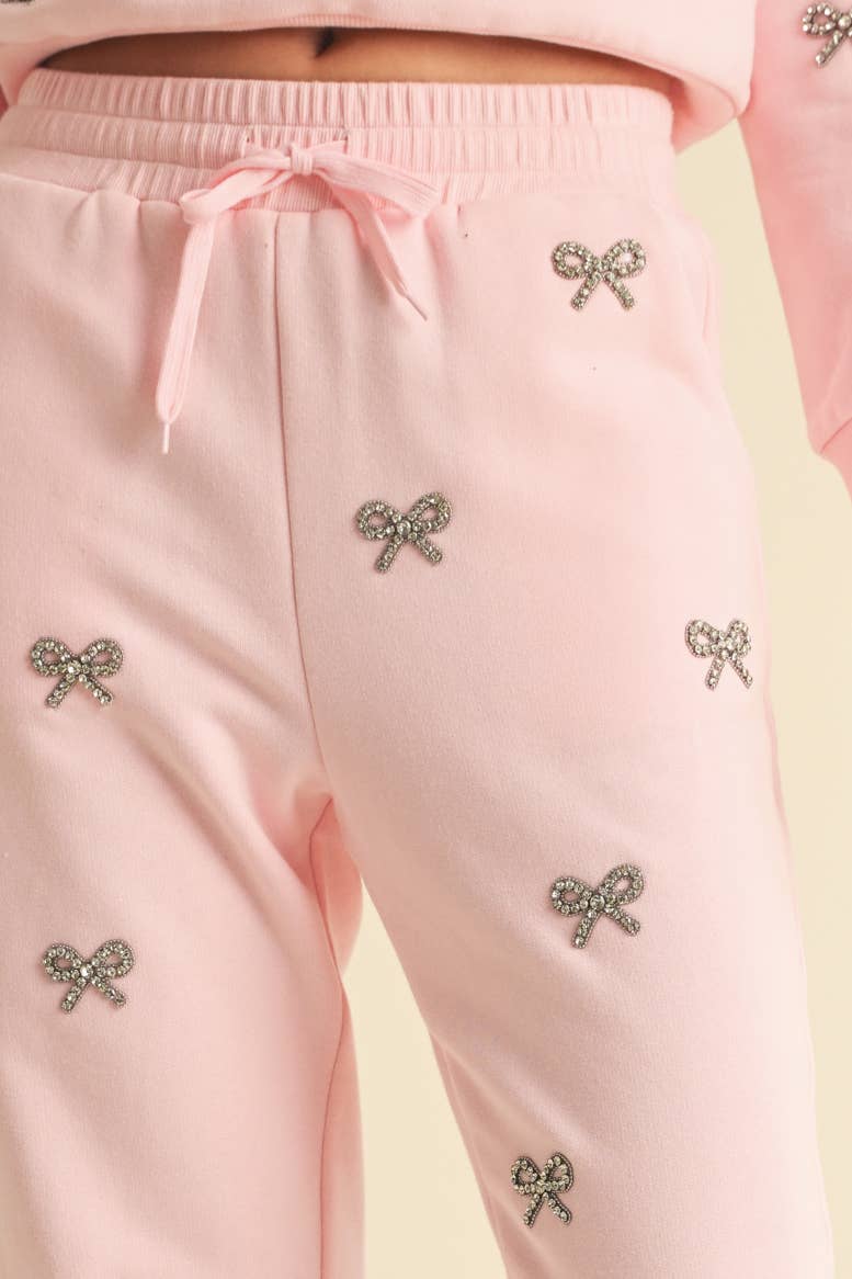 Jewel detail Sweatpants
