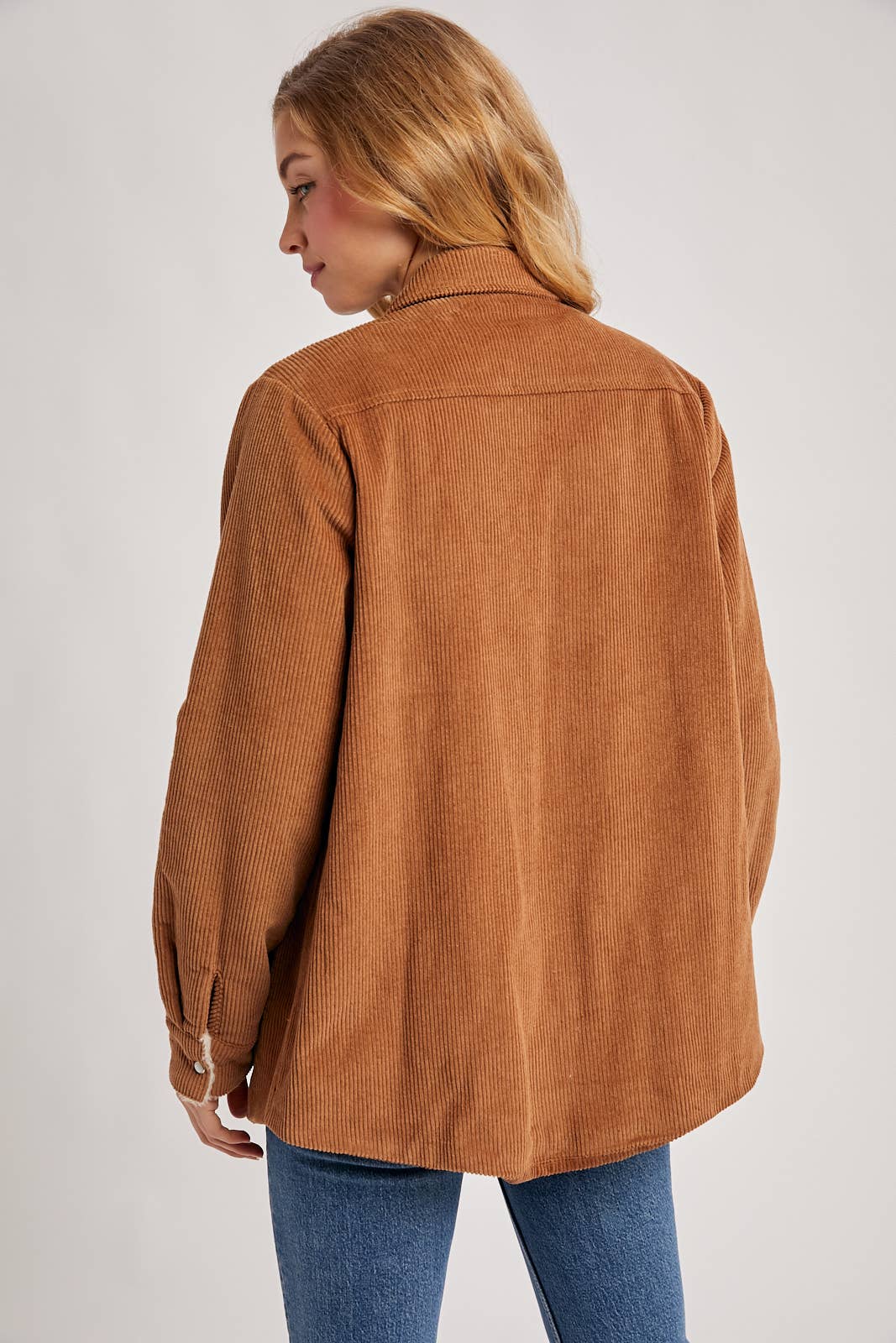 CORDUROY SHERPA-LINED JACKET