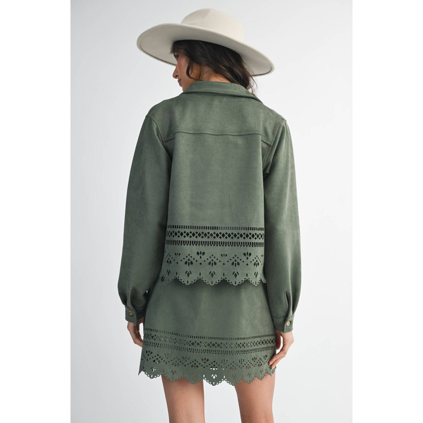 Green detail jacket